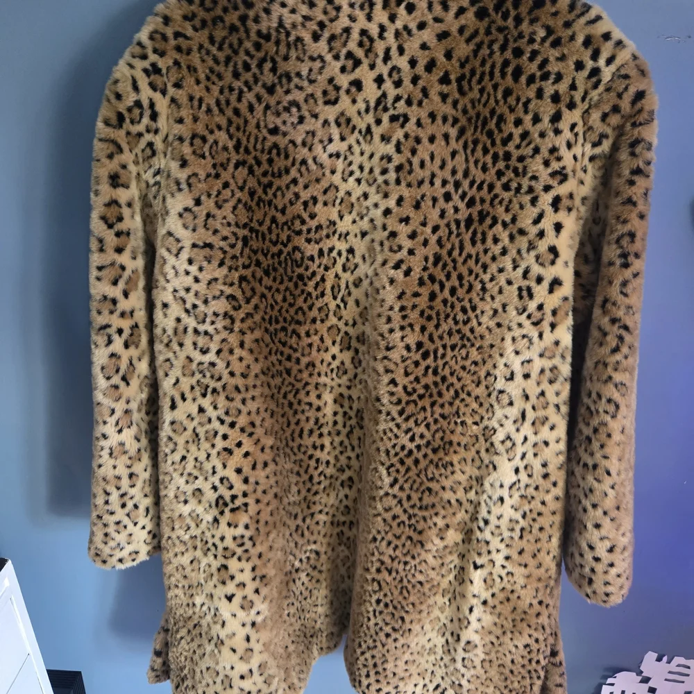Worthington Animal Print Teddy Jacket - Picture 3 of 3